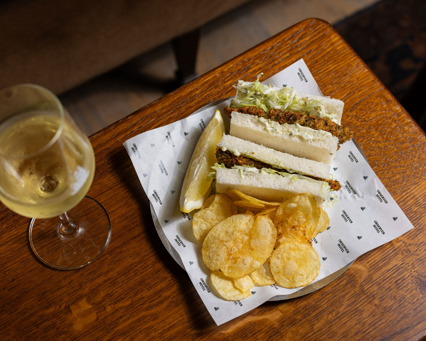 The Observer Hotel menu